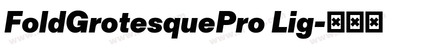FoldGrotesquePro Lig字体转换 FoldGrotesquePro Lig字体转换